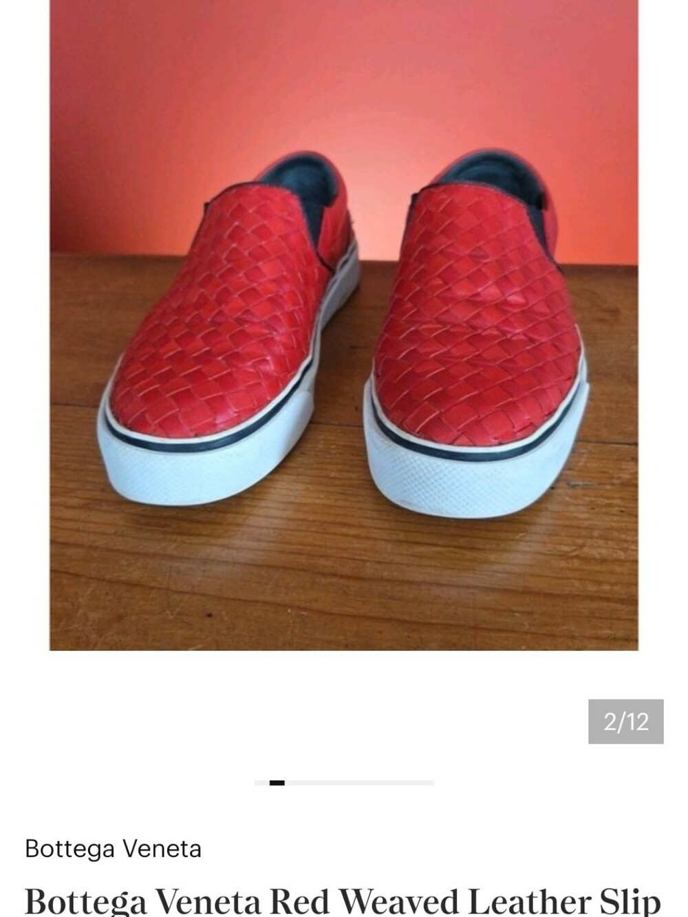 BOTTEGA VENETA Leather Slip On